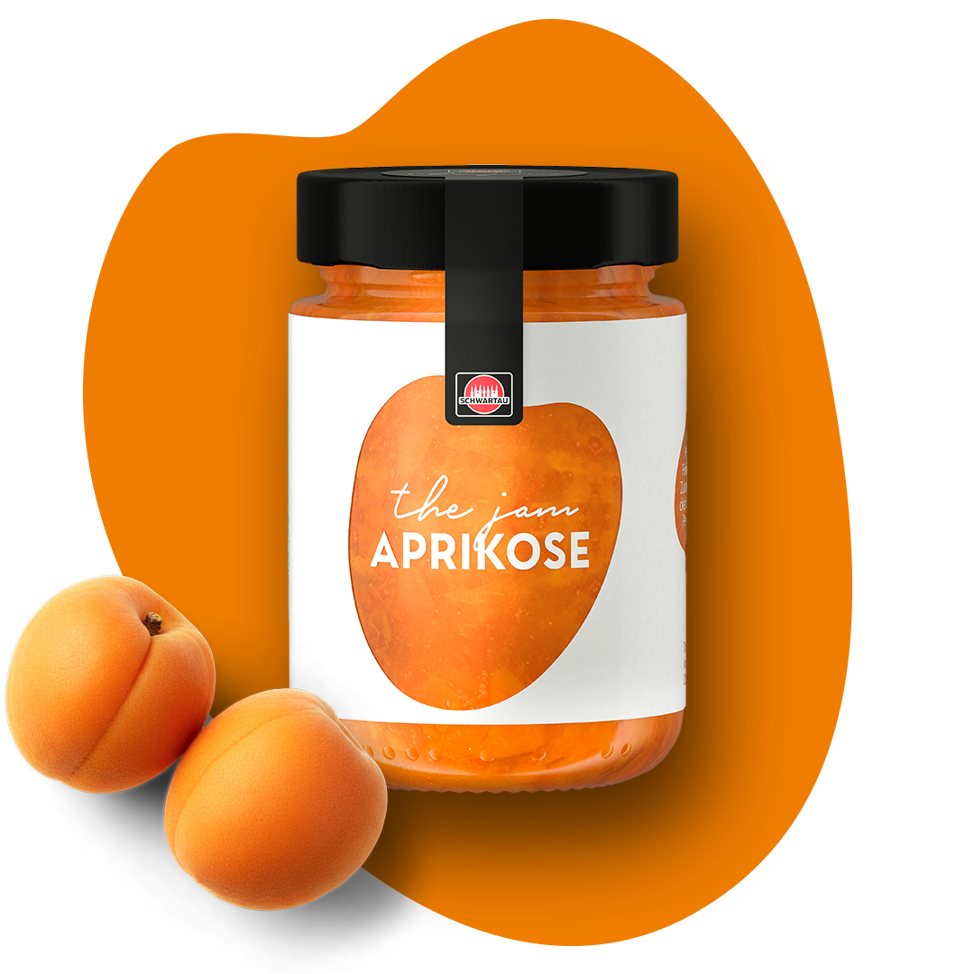 Packshot the jam Aprikose